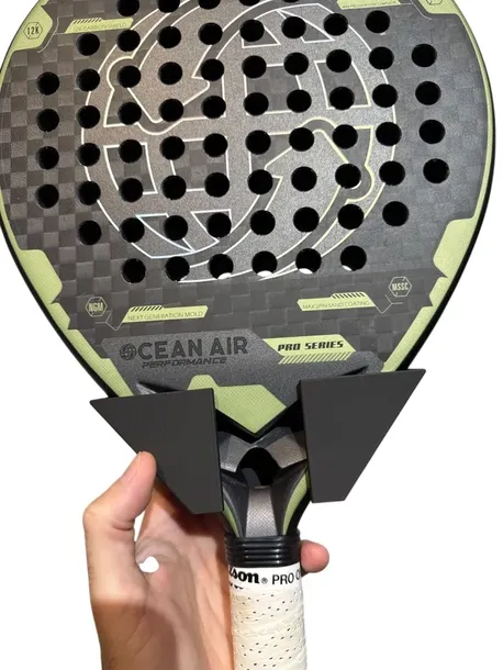 uchwyt-scienny-na-rakiete-padel-tenis-pla-stan-opakowania-oryginalne-model-3d