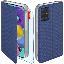 etui-z-klapka-do-samsung-a51-zamykane-granatowe-futeral-szklo-9h