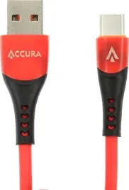 kabel-accura-usb-a-usb-c-1-0m-gumowy-5v-2a-czerwony