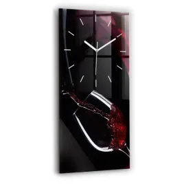 pionowy-zegar-szklany-scienny-do-nowoczesnych-wnetrz-czerwone-wino-30x60-cm