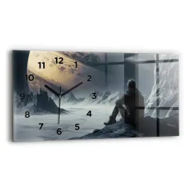 wiszacy-poziomy-zegar-szklany-ze-wzorem-mezczyzna-kosmos-planeta-60x30-cm