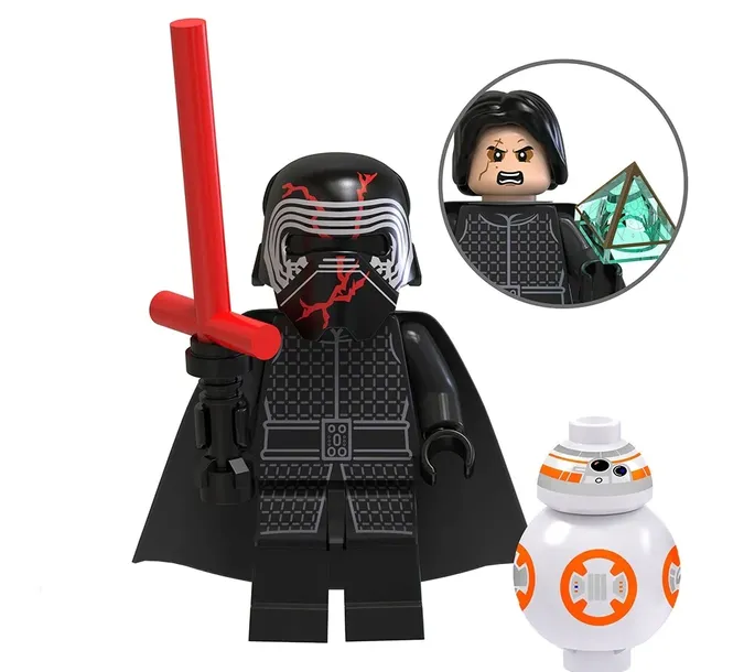 KLOCKI FIGURKA KYLO REN + BB8 DROID STAR WARS