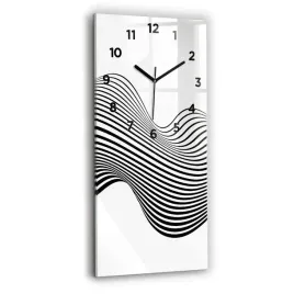 duzy-pionowy-foto-zegar-szklany-do-mieszkania-sztuka-czarno-biala-30x60-cm