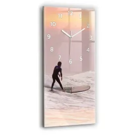 designerski-zegar-szklany-do-wnetrz-ze-wzorem-surfer-na-hawajach-30x60-cm
