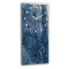 designerski-foto-zegar-szklany-do-wnetrz-tekstura-niebieski-marmur-30x60-cm