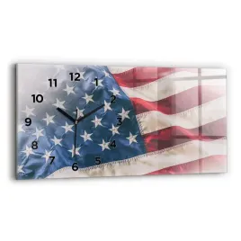 designerski-zegar-szklany-do-wnetrz-z-nadrukiem-amerykanska-flaga-60x30-cm