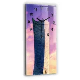 wiszacy-pionowy-zegar-szklany-z-grafika-drapacz-chmur-w-warszawie-30x60-cm