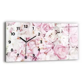zegar-szklany-do-salonu-ze-stylowym-nadrukiem-dekoracyjne-kwiaty-60x30-cm