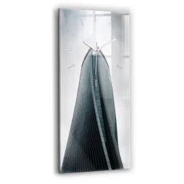pionowy-zegar-szklany-ozdobny-z-nadrukiem-wiezowiec-w-mediolanie-30x60-cm