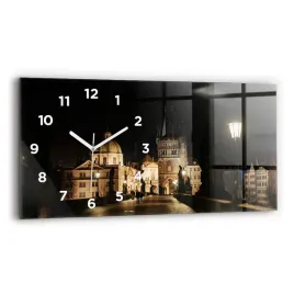 dekoracyjny-zegar-szklany-na-sciane-ze-wzorem-most-karola-w-pradze-60x30-cm