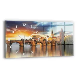 nowoczesny-zegar-szklany-na-sciane-z-nadrukiem-panorama-nad-rzeka-60x30-cm
