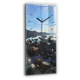 pionowy-zegar-szklany-scienny-do-salonu-z-grafika-widok-na-morze-30x60-cm