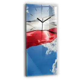 nowoczesny-foto-zegar-szklany-na-sciane-flaga-polski-na-tle-nieba-30x60-cm