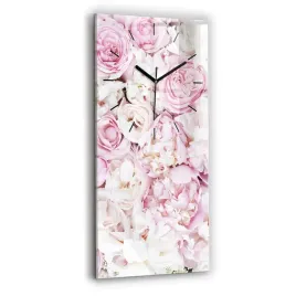 pionowy-zegar-szklany-designerski-z-nadrukiem-dekoracyjne-kwiaty-30x60-cm