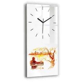 minimalistyczny-zegar-szklany-scienny-ze-wzorem-jesienny-krajobraz-30x60-cm