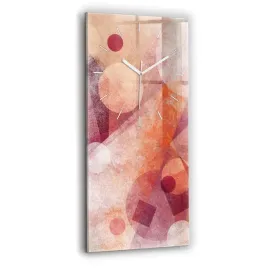 zegar-szklany-scienny-do-biura-ze-wzorem-geometryczna-abstrakcja-30x60-cm