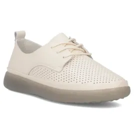 polbuty-damskie-bezowe-filippo-dp6788-buty-skorzane-sznurowane-wygodne