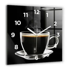 kwadratowy-zegar-szklany-scienny-do-salonu-z-nadrukiem-czarna-kawa-60x60-cm