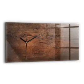 duzy-poziomy-zegar-szklany-do-mieszkania-z-nadrukiem-stare-drewno-60x30-cm