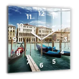kwadratowy-zegar-szklany-scienny-do-biura-gondole-wenecja-wlochy-60x60-cm