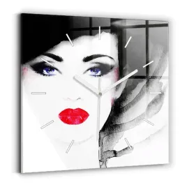 elegancki-kwadratowy-foto-zegar-szklany-na-sciane-portret-kobiety-30x30-cm