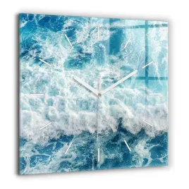 zegar-szklany-do-sypialni-ze-stylowym-nadrukiem-fale-oceanu-duzy-60x60-cm