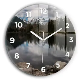 zegar-szklany-scienny-do-salonu-ze-wzorem-tatry-wysokie-na-slowacji-fi60-cm