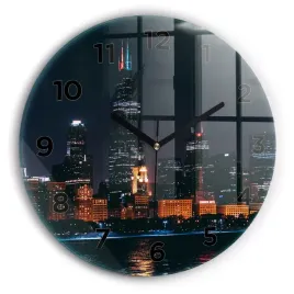 nowoczesny-szklany-okragly-zegar-na-sciane-pejzaz-miejski-chicago-fi30-cm