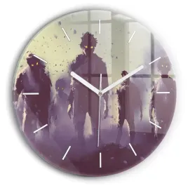 designerski-foto-zegar-szklany-do-wnetrz-zombie-w-nocy-halloween-fi30-cm