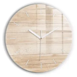 designerski-okragly-foto-zegar-szklany-do-wnetrz-drewniana-tekstura-fi30-cm
