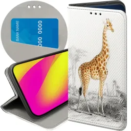 etui-z-klapka-do-xiaomi-15-wzory-zyrafa-smieszne-sawanna-futeral-pokrowiec