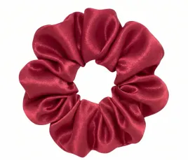 jedwabna-gumka-do-wlosow-scrunchie-mulberry-6a-czerwona-m-srednia-premium