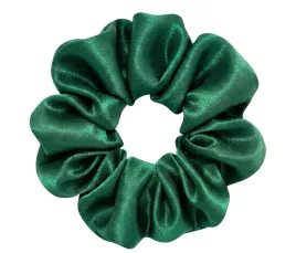jedwabna-gumka-do-wlosow-scrunchie-mulberry-6a-zielona-m-srednia-premium