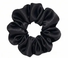 jedwabna-gumka-do-wlosow-scrunchie-mulberry-6a-czarna-m-srednia-premium