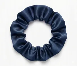 jedwabna-gumka-do-wlosow-scrunchie-mulberry-6a-granatowa-s-premium