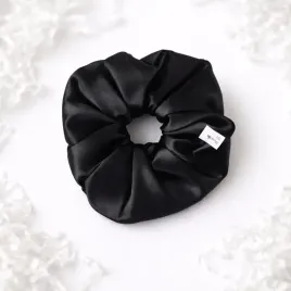 jedwabna-gumka-do-wlosow-scrunchie-mulberry-6a-czarna-xl-duza-premium-6cm