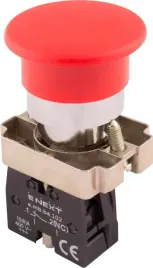 przycisk-grzybek-bez-mocowania-czerwony-1nc