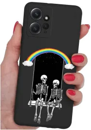 etui-do-xiaomi-redmi-note-12-4g-or-wzory-or-silikonowe-matt-case-szklo-9h