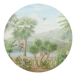 mata-ochronna-pod-krzeslo-podkladka-pod-fotel-tropikalny-krajobraz-fi-100
