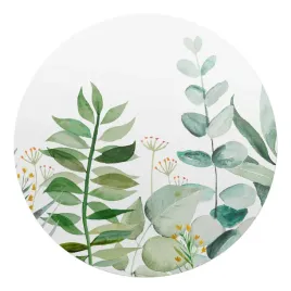 okragla-podkladka-ochronna-mata-pod-fotel-biurowy-akwarelowe-liscie-fi-100