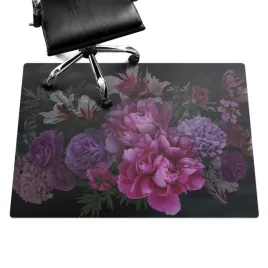 antyposlizgowa-mata-pod-krzeslo-do-home-office-kwiaty-w-ciemnosci-140x100