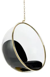 fotel-wiszacy-bubble-gold-velvet-poduszka-czarna