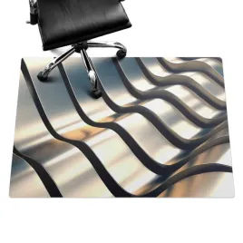 antyposlizgowa-mata-pod-krzeslo-do-home-office-faliste-linie-metalu-140x100