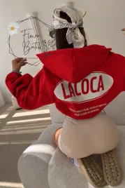 bluza-la-coca-comfy-fit-zip-hoodie-czerwona