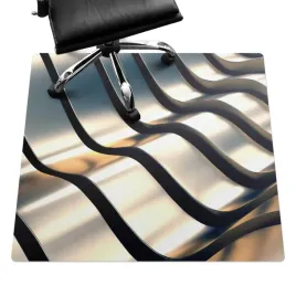 antyposlizgowa-mata-pod-krzeslo-do-home-office-faliste-linie-metalu-100x100