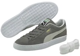 buty-trampki-sportowe-puma-suede-classic-xxi-36-szare-zamszowe-sneakersy