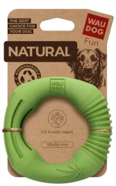 waudog-zabawka-fun-natural-biodegradowalna-pierscien-12cm-zielona