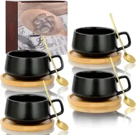 zestaw-4-filizanek-do-cappuccino-280ml-spodki-lyzeczki-porcelana-prezent