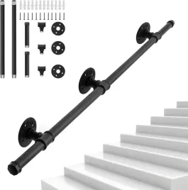 porecz-scienna-czarna-kute-zelazo-150-cm-schody-wewnatrz-na-zewnatrz