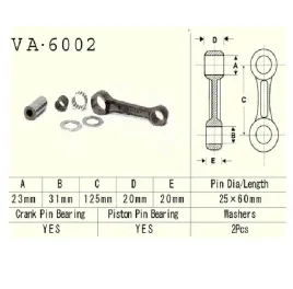 vesrah-korbowod-yamaha-yz250-90-98r